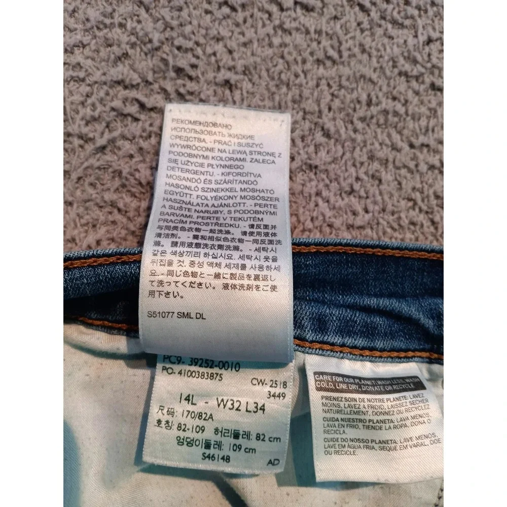 Levi's Classic Bootcut Women's 14L W32 L34 Medium Wash Blue Denim Jeans Tall‎
